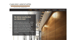 Desktop Screenshot of carlisleassociates.com