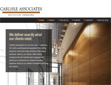 Tablet Screenshot of carlisleassociates.com